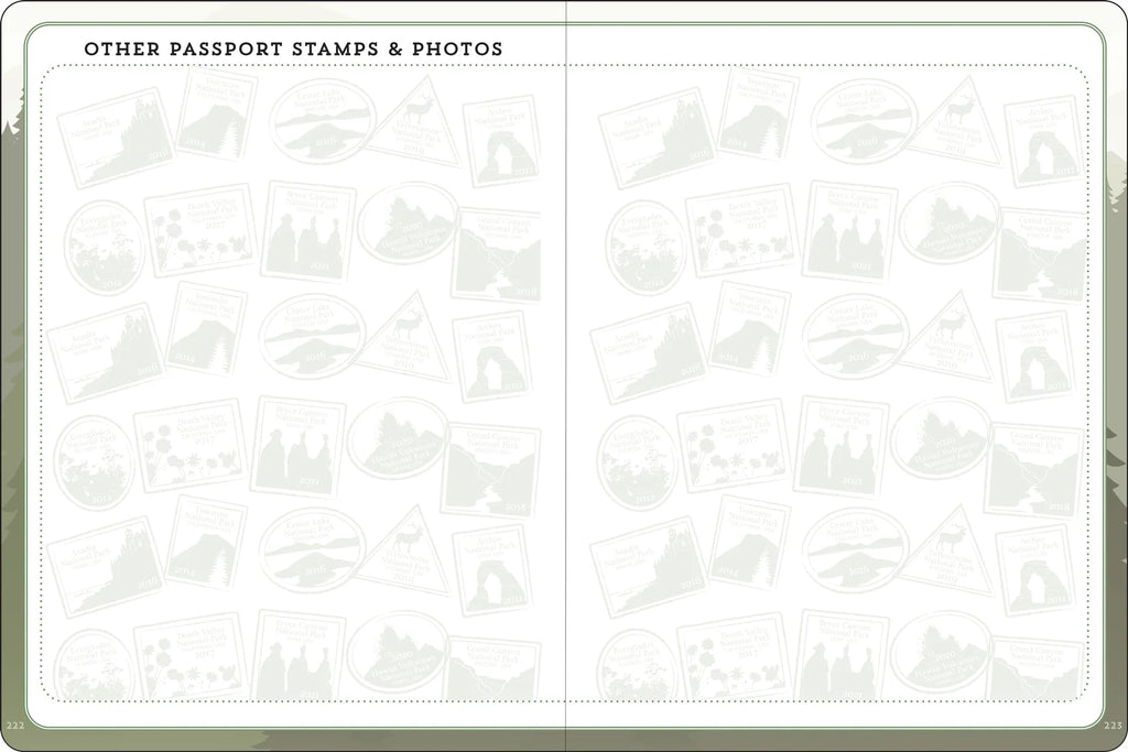 USA NATIONAL PARKS JOURNAL & PASSPORT STAMP BOOK