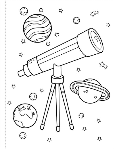 SOLAR SYSTEM COLORING BOOK