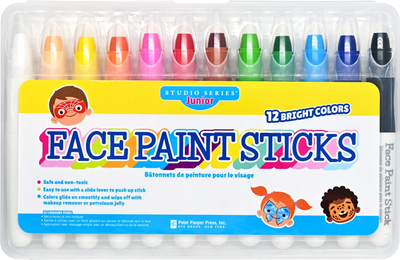 STUDIO SERIES JUNIOR FACE PAINT STICKS (SET OF 12)