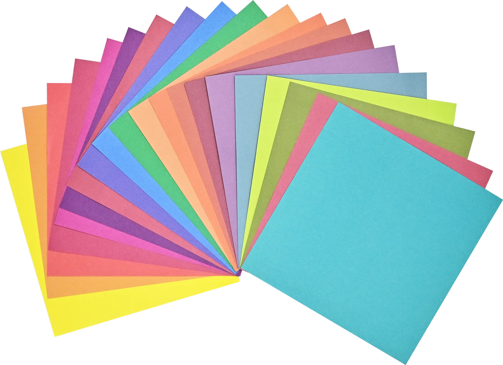 ORIGAMI PAPER 20 VIVID COLORS