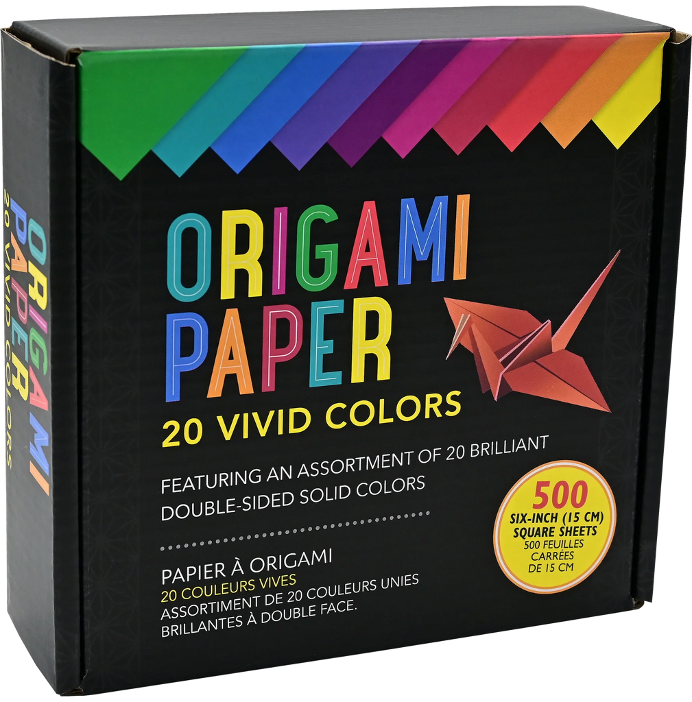 ORIGAMI PAPER 20 VIVID COLORS