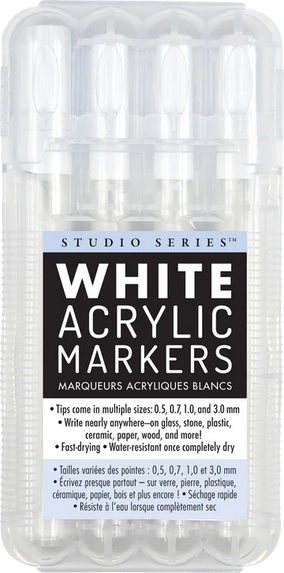 White Acrylic Markers