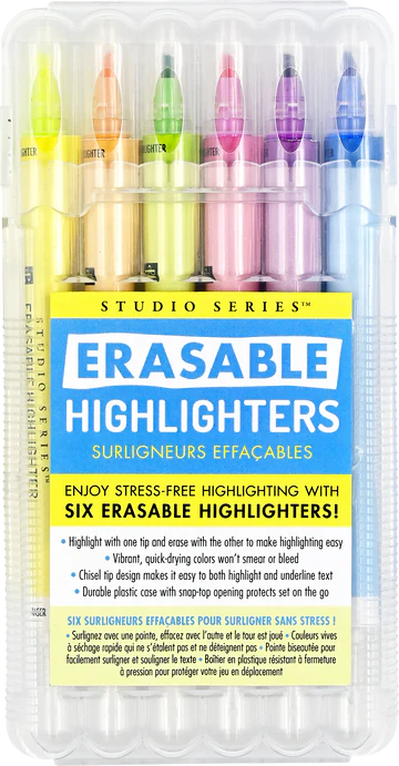 Erasable Highlighters