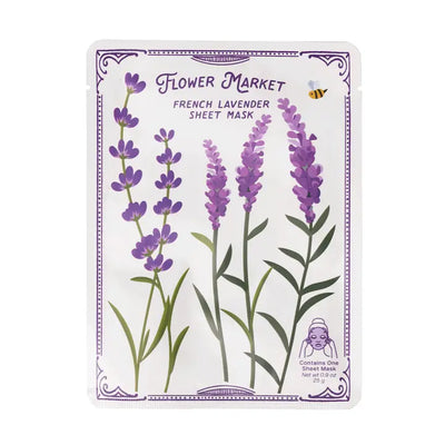 French Lavender Sheet Mask – Natural, Soothing, Paraben-Free