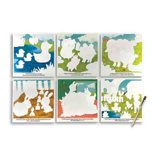 WATER AMAZE WATER REVEAL BOARDS - ON THE FARM (13 PC SET)