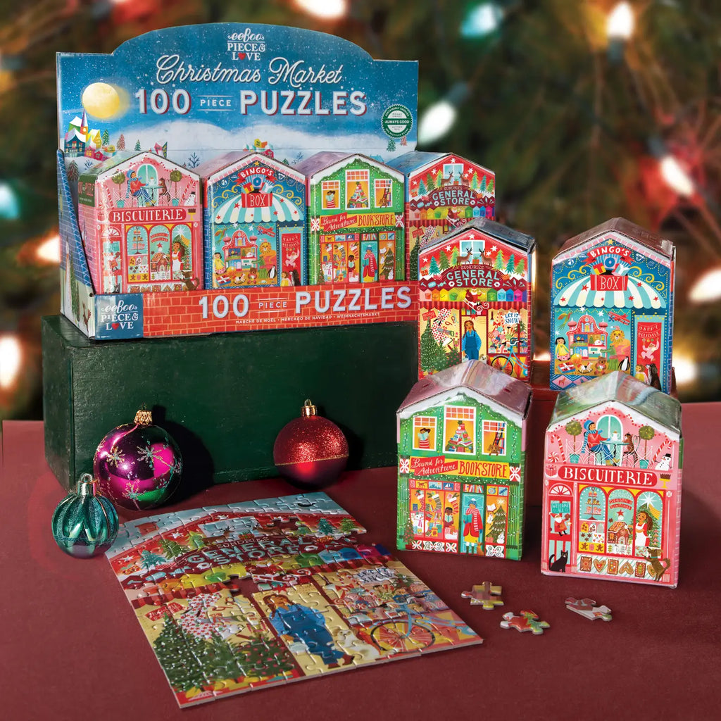 Christmas Market 100 Piece Puzzle Assortment