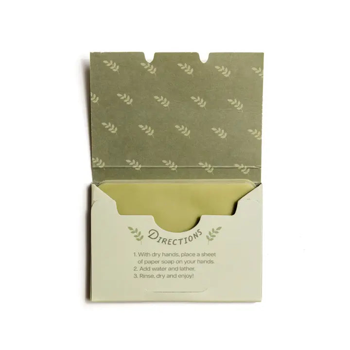 Paper Soap – Olive Oil, Travel Size