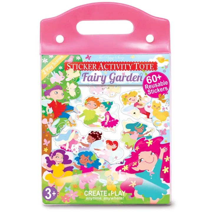 STICKER ACTIVITY TOTE - FAIRY GARDEN