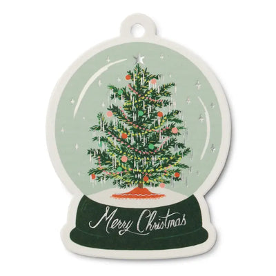 Pack of 8 Snow Globe Gift Tag