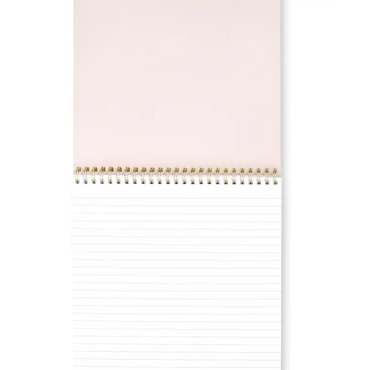 SPADE FLOWER, LARGE TOP SPIRAL NOTEBOOK