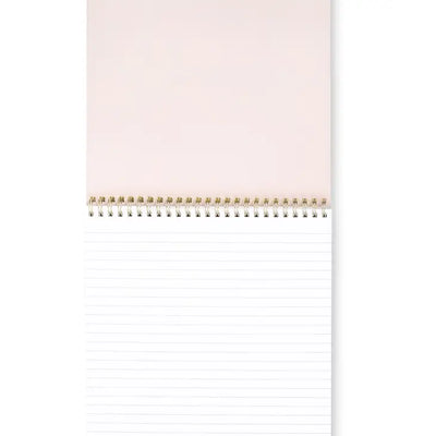 SPADE FLOWER, LARGE TOP SPIRAL NOTEBOOK