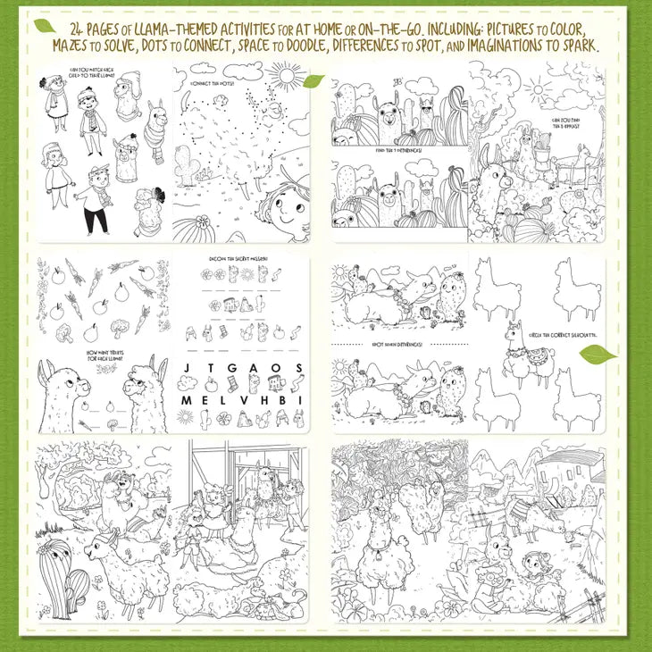 LITTLE BOOK OF BIG FUN - LAMA GLAMA LLAMA
