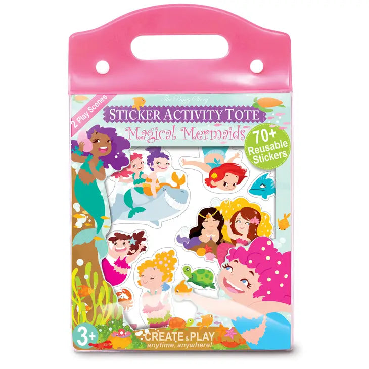 STICKER ACTIVITY TOTE - MAGICAL MERMAIDS