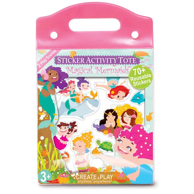 STICKER ACTIVITY TOTE - MAGICAL MERMAIDS