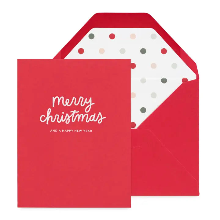 Merry Christmas Multi Dot Card