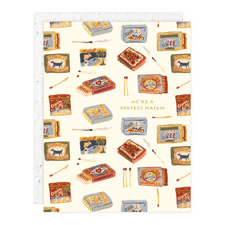 Matchbooks - Plantable Anniversary Card