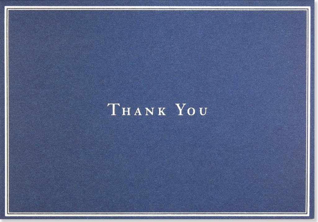 NAVY BLUE THANK YOU CARDS