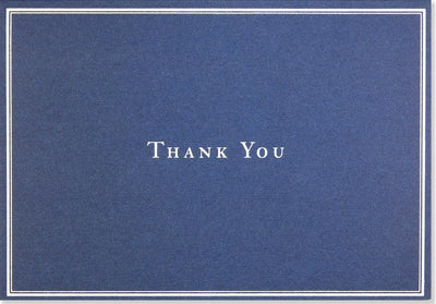 NAVY BLUE THANK YOU CARDS