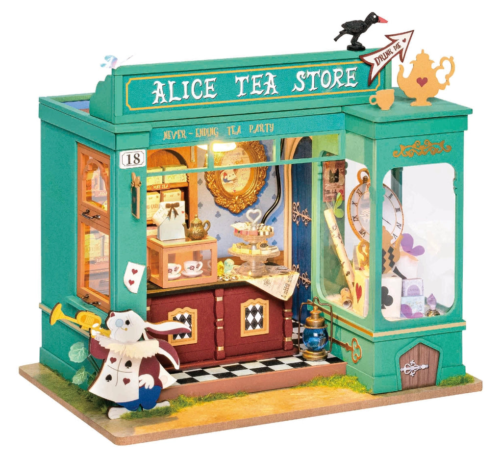 DIY MINIATURE HOUSE KIT:  ALICE'S TEA STORE