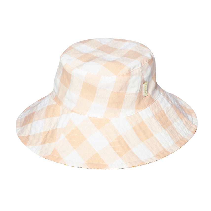 GINGHAM REVERSIBLE SUN HAT 3-6 YEARS