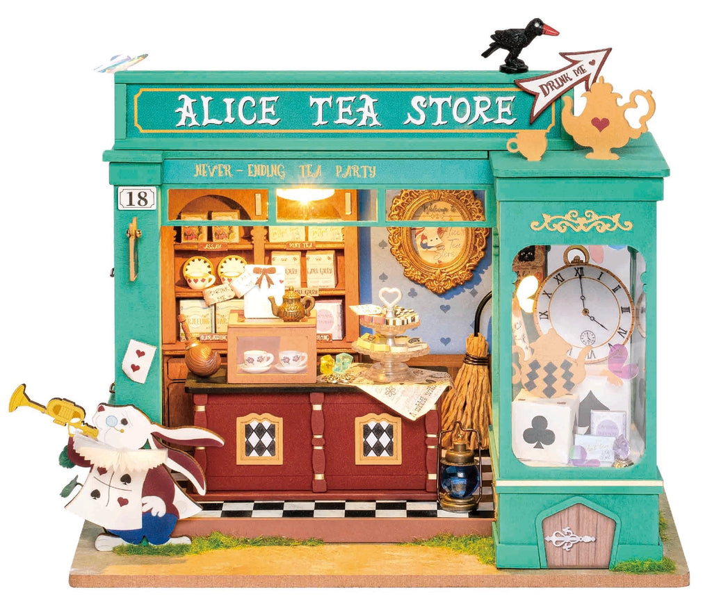 DIY MINIATURE HOUSE KIT:  ALICE'S TEA STORE