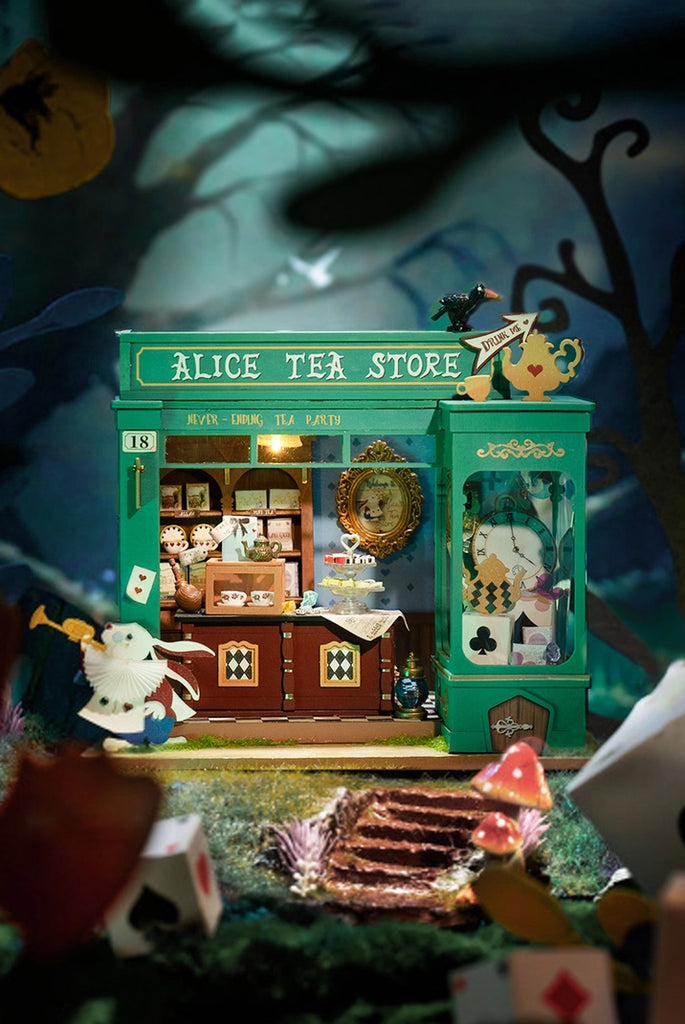 DIY MINIATURE HOUSE KIT:  ALICE'S TEA STORE