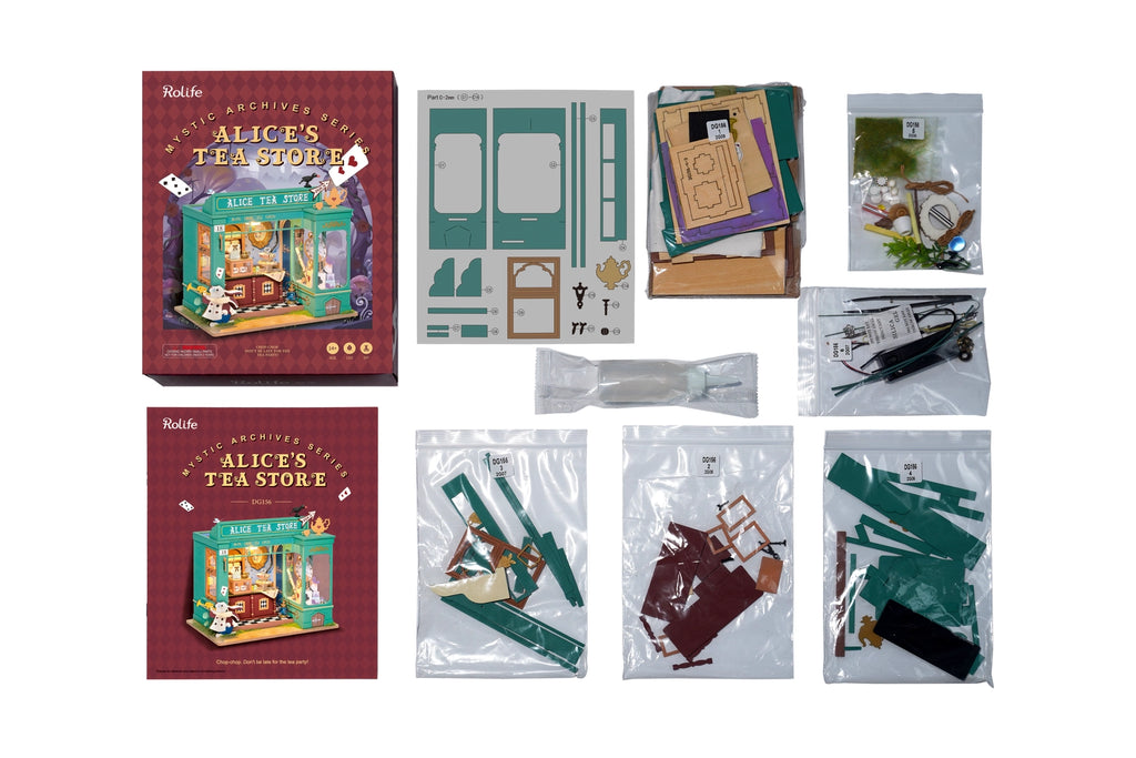 DIY MINIATURE HOUSE KIT:  ALICE'S TEA STORE