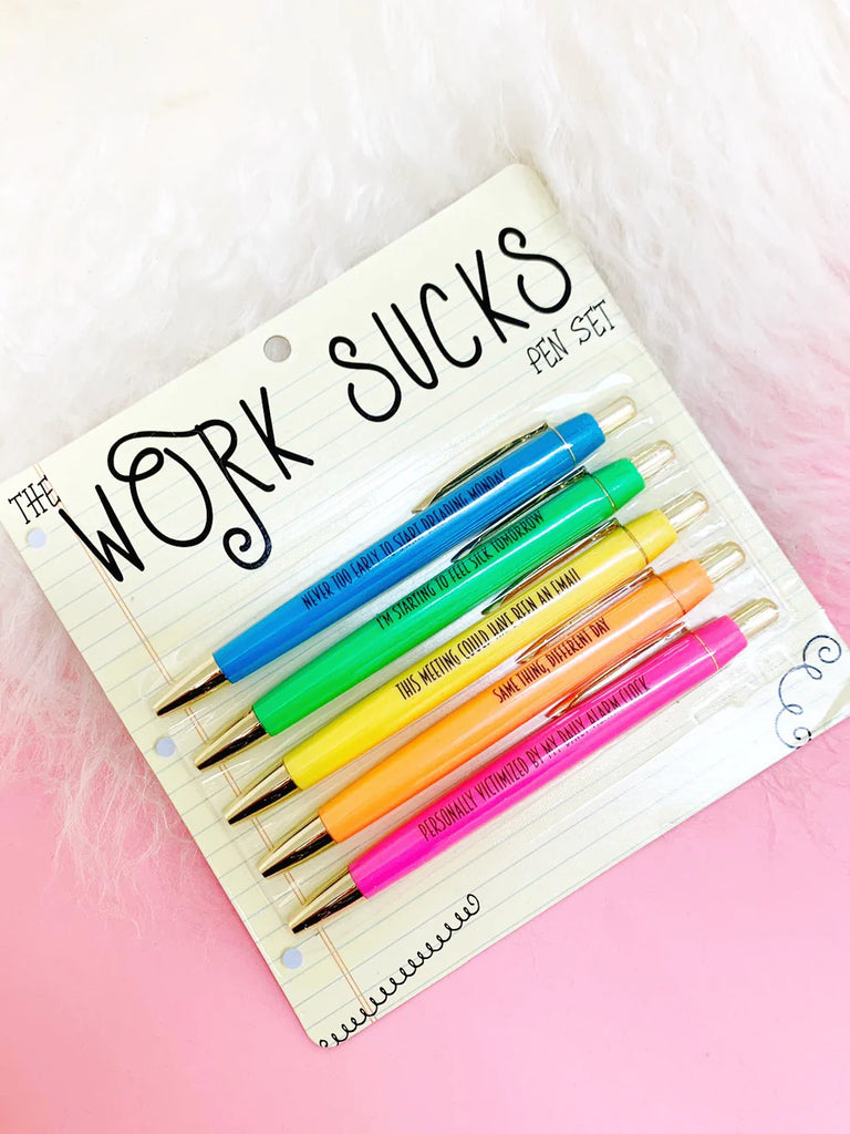 WORK SUCKS PEN SET