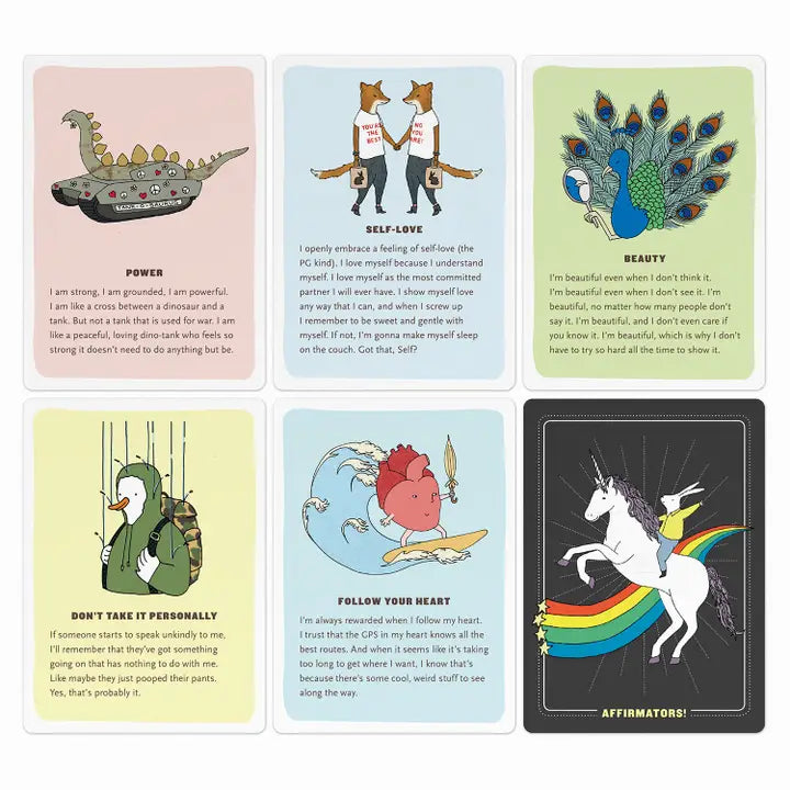 AFFIRMATORS! 50 AFFERMATION CARDS DECK