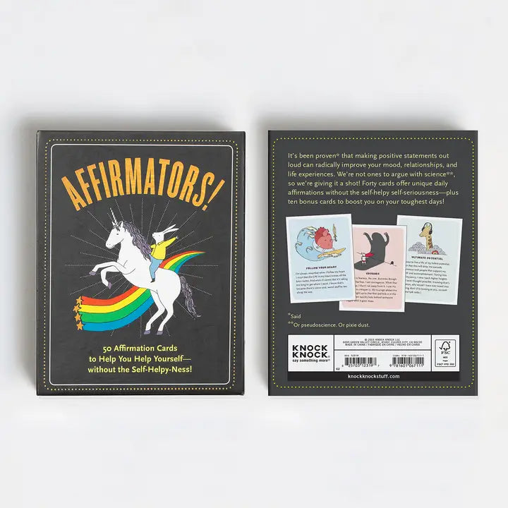 AFFIRMATORS! 50 AFFERMATION CARDS DECK