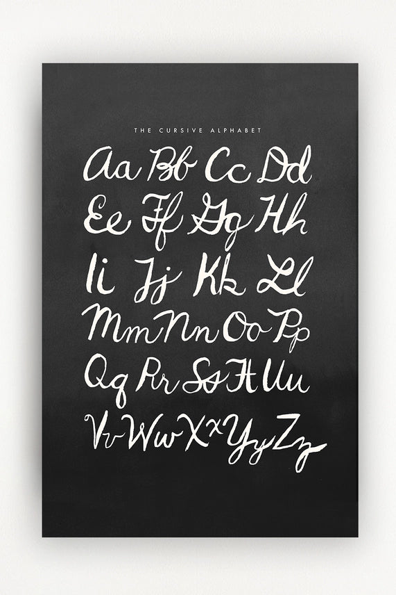 ALPHABET ART PRINT