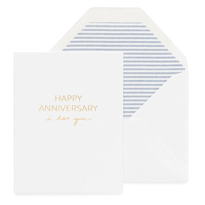 ANNIVERSARY, I LOVE YOU CARD