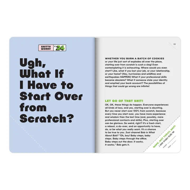LET GO OF THAT SH*T BOOK (ANXIETY)