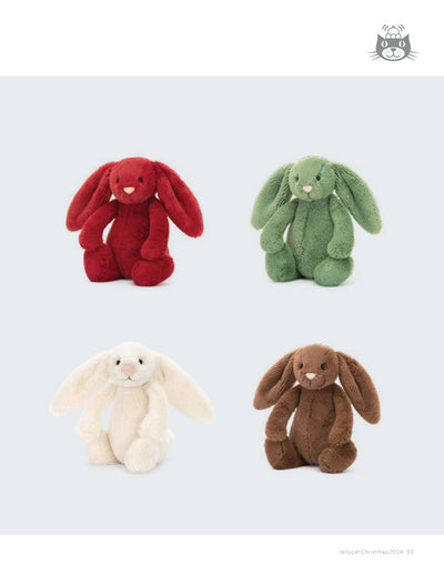 BASHFUL CHRISTMAS BUNNY ASSORTMENT