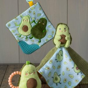 Sweet Soothie Yummy Avocado Crinkle Teether