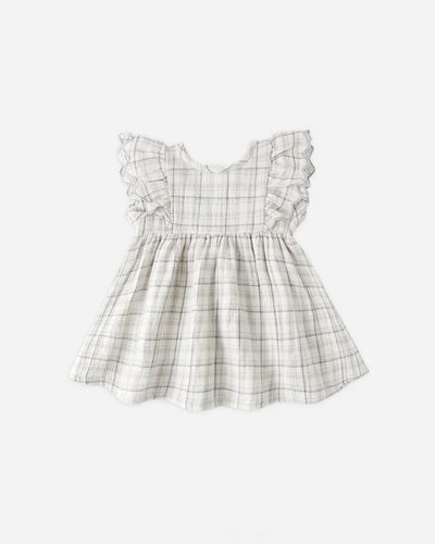 Alina Dress Blue Plaid