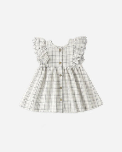 Alina Dress Blue Plaid