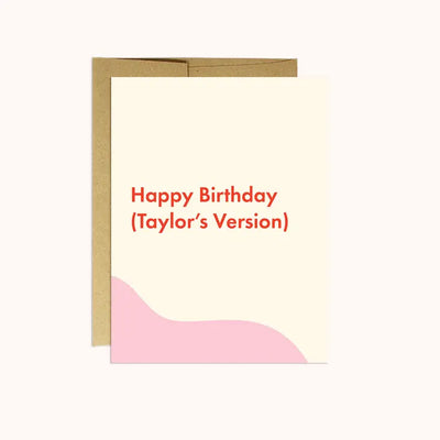 BIRTHDAY (TAYLOR'S VERSION) - BIRTHDAY CARD