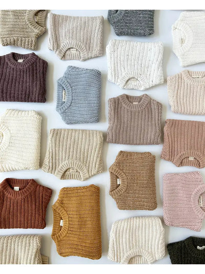 Baby Cotton Chunky Knit Sweater
