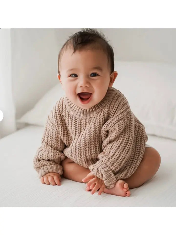 Baby Cotton Chunky Knit Sweater