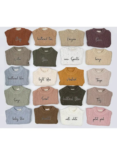 Baby Cotton Chunky Knit Sweater