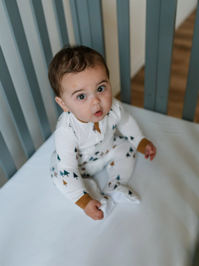ALL SPRUCED UP BABYSUIT - BAMBOO