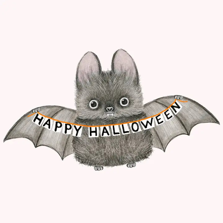 HALLOWEEN BAT - GREETING CARD