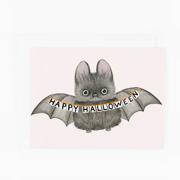 HALLOWEEN BAT - GREETING CARD