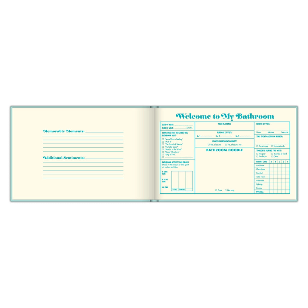 BATHROOM GUEST BOOK