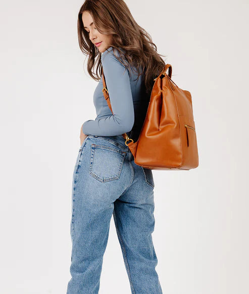 The Square Diaper Bag Bundle - Faux Leather