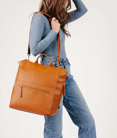 The Square Diaper Bag Bundle - Faux Leather