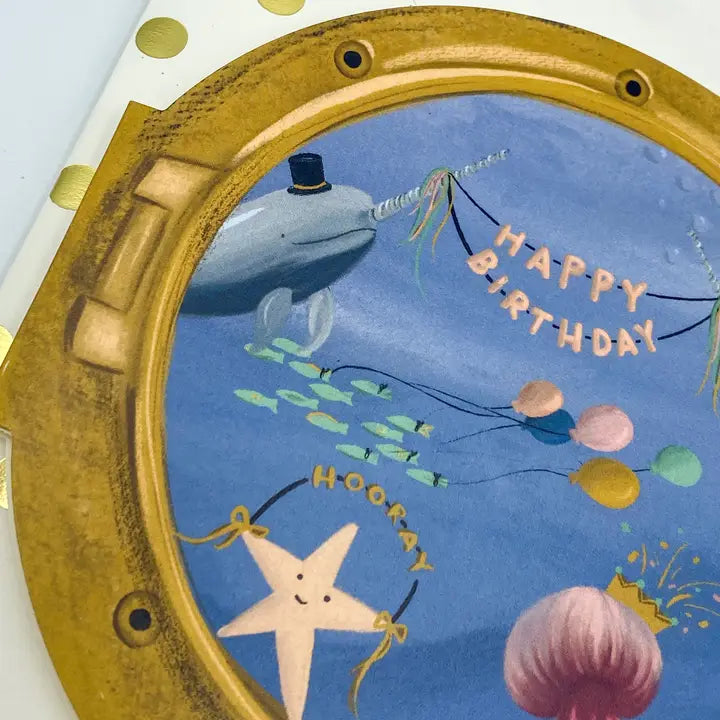OCEAN ANIMALS HAPPY BIRTHDAY