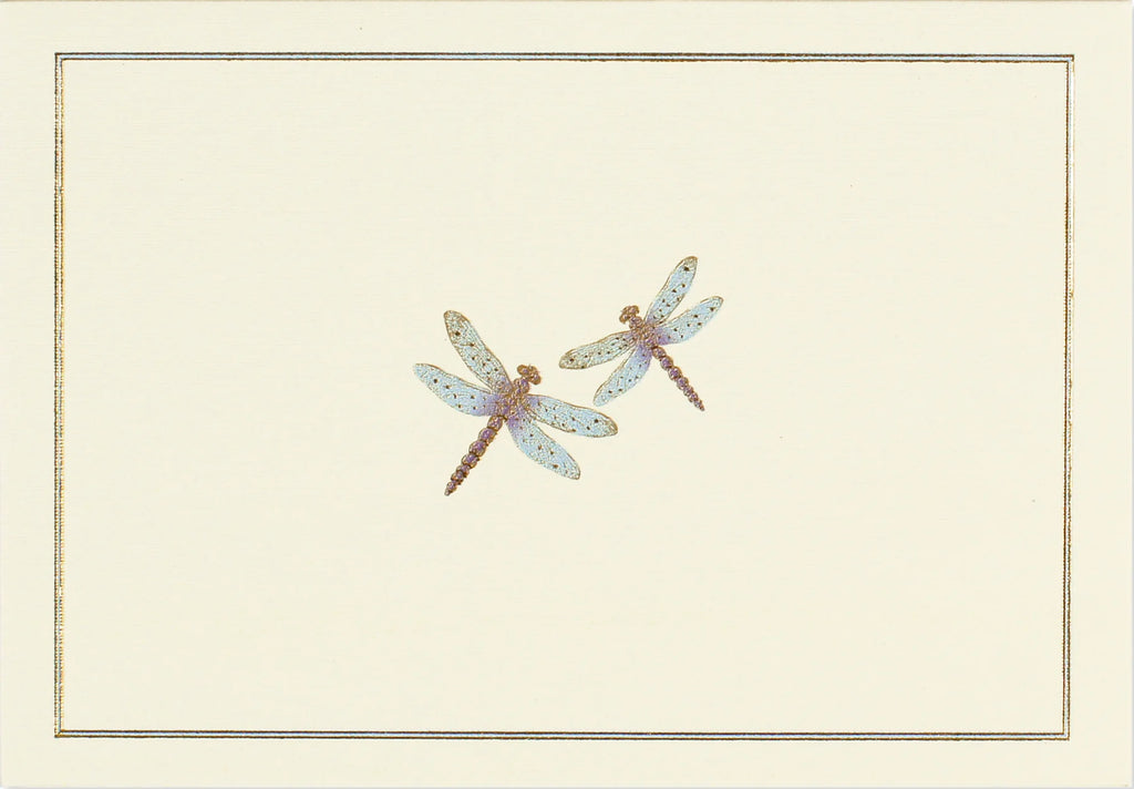BLUE DRAGONFLIES NOTE CARDS