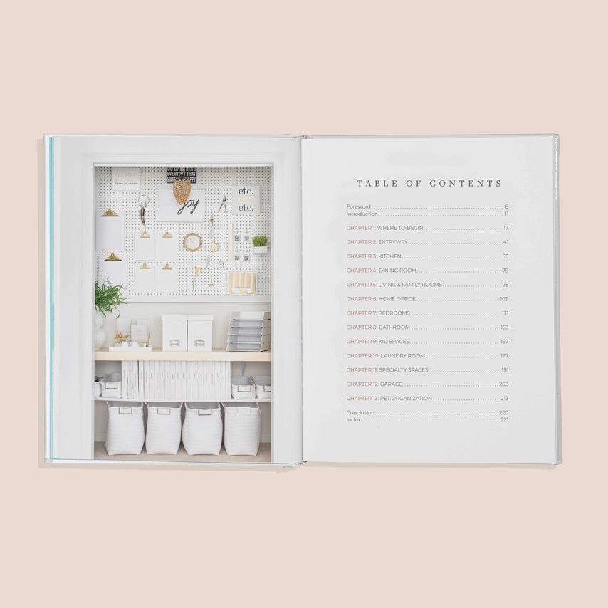 BEAUTIFULLY ORGANIZED (WHITE COFFEE TABLE BOOK)
